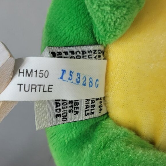 Webkinz Turtle Plush Green Stuffed Animal Beans In Feet Ganz No Codes HM150 - Picture 9 of 10